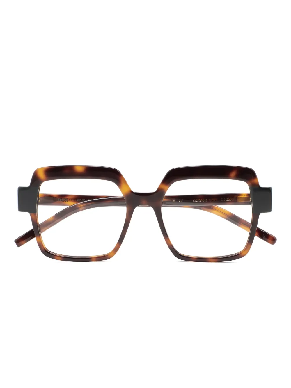 Kaleos Kiger square-frame glasses | Brown | Image 1