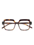 Kaleos Kiger square-frame glasses - Brown