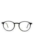 Lindberg round-frame titanium frames - Black