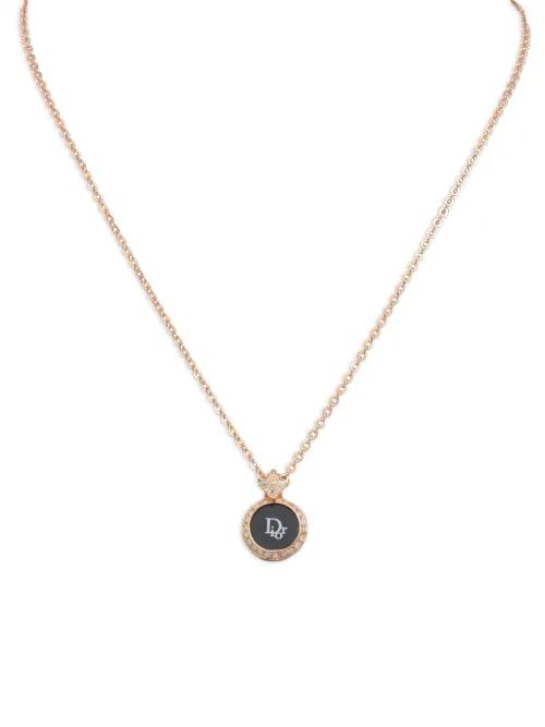 Collier à pendentif logo - Christian Dior Pre-Owned - Modalova