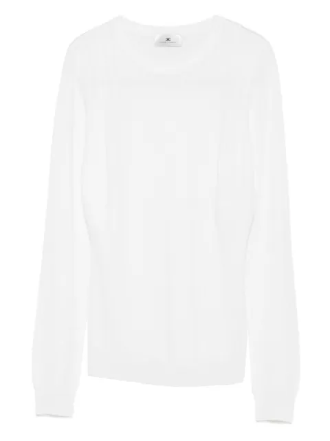 Elisabetta Franchi long-sleeve ribbed sweater