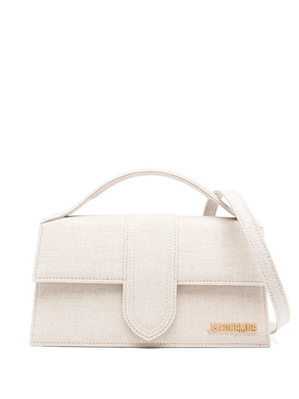 Jacquemus The Big Bambino flap-top tote bag - ニュートラル Jacquemus The Big Bambino flap-top tote bag - ニュートラル