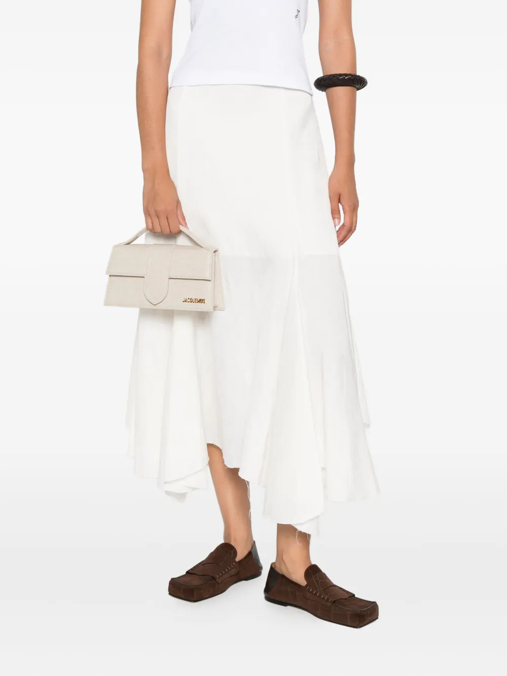 Jacquemus The Big Bambino shopper met omslag Beige