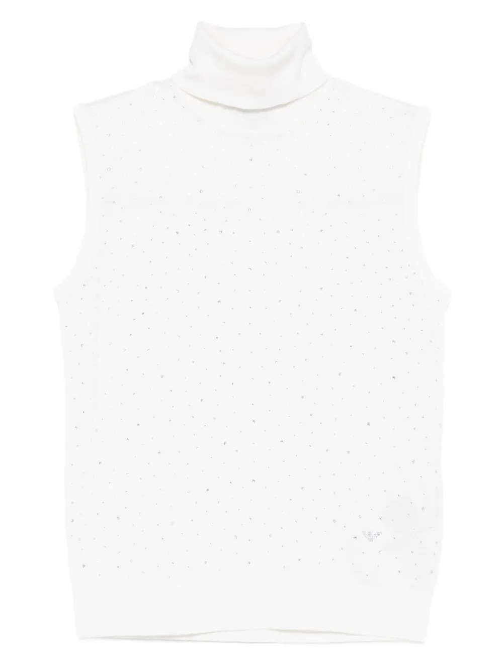 Emporio Armani Tanktop met col Wit