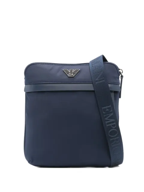 Emporio Armani logo-plaque messenger bag