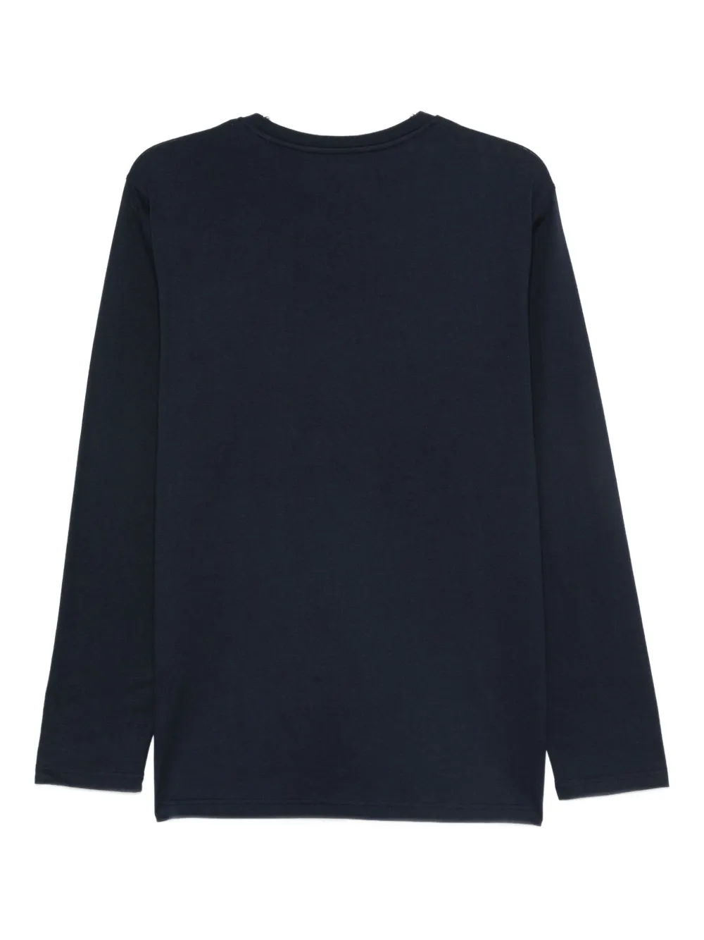 Emporio Armani cotton pajamas top Blauw