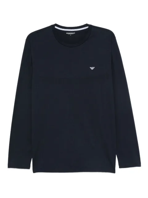 Emporio Armani cotton pajamas top 