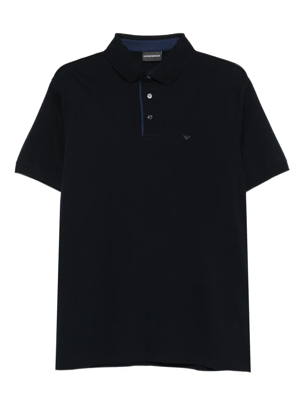 Emporio Armani Poloshirt met contrasterend stiksel Blauw