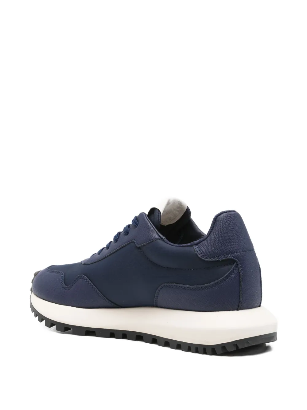 Emporio Armani logo-plaque sneakers Blue