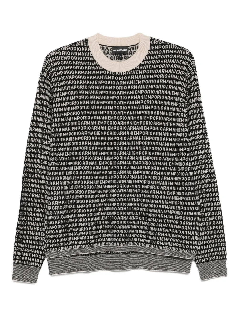Emporio Armani Trui met logoprint Zwart