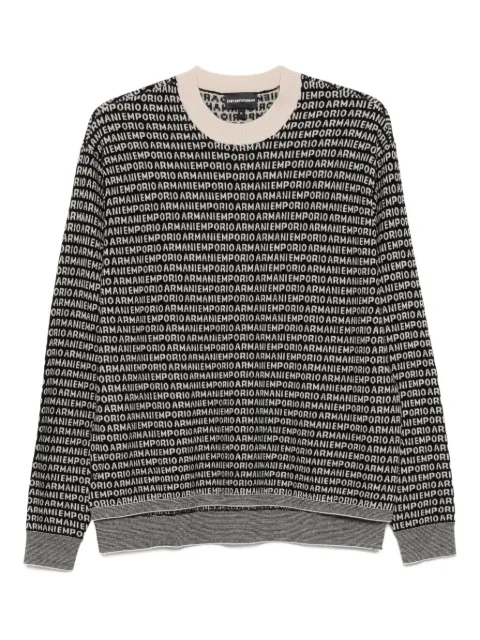 Emporio Armani Pullover mit Logo-Print