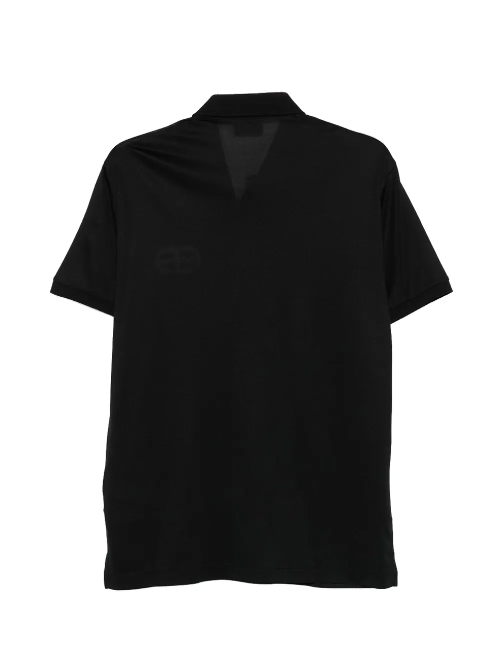 Emporio Armani Poloshirt met logo - Zwart
