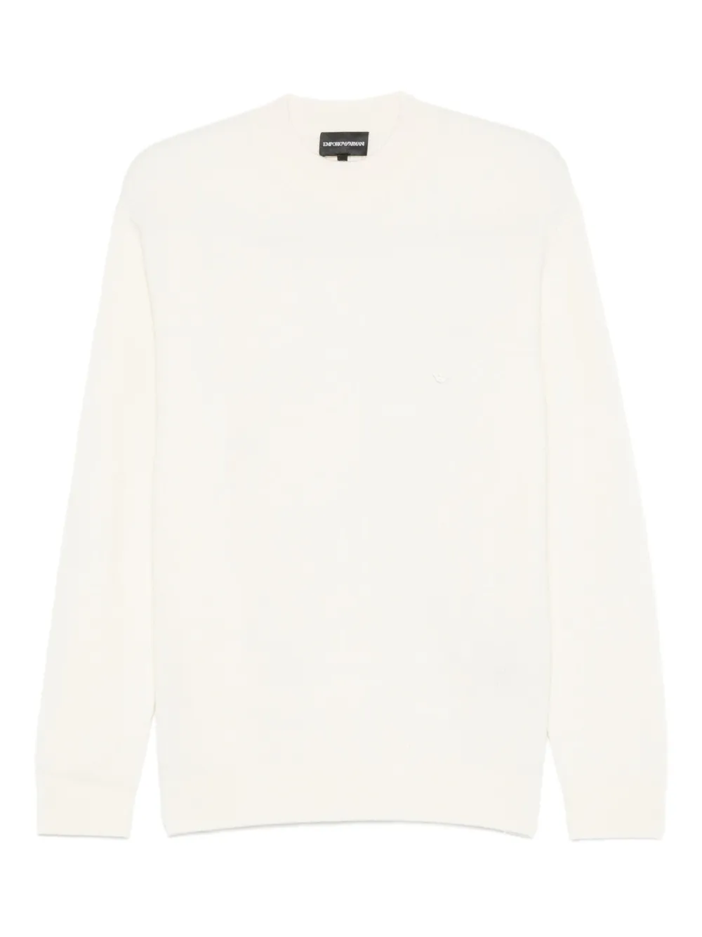 Emporio Armani crew-neck wool sweater - ニュートラル Emporio Armani crew-neck wool sweater - ニュートラル