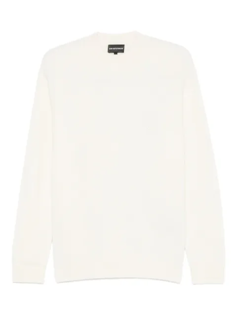 Emporio Armani Pullover mit rundem Ausschnitt