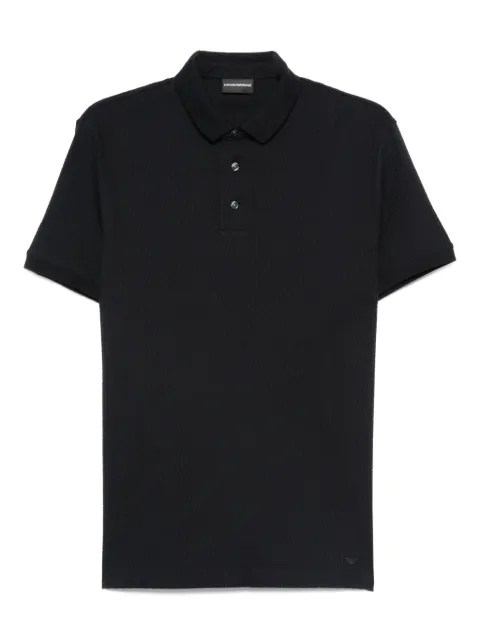 Emporio Armani cotton short-sleeve polo shirt