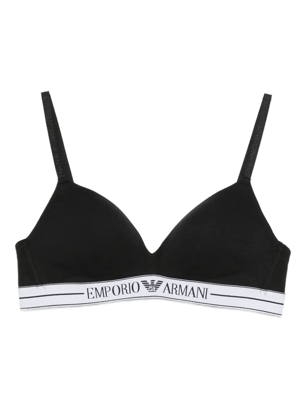 logo-embellishment bra