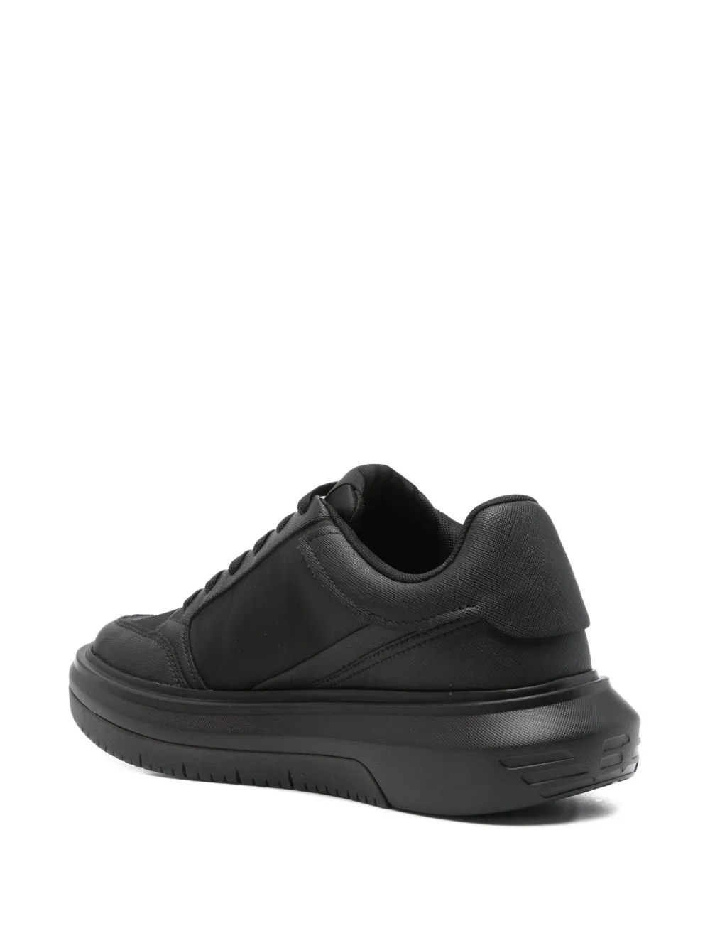 Emporio Armani logo-plaque sneakers Black