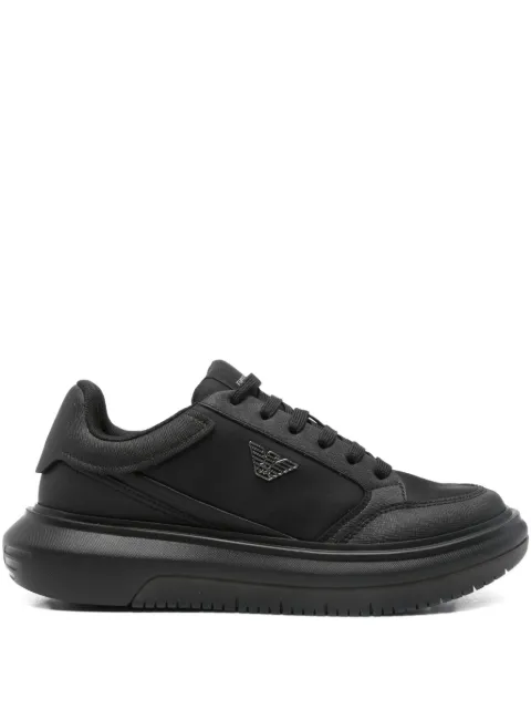 Emporio Armani logo-plaque sneakers 