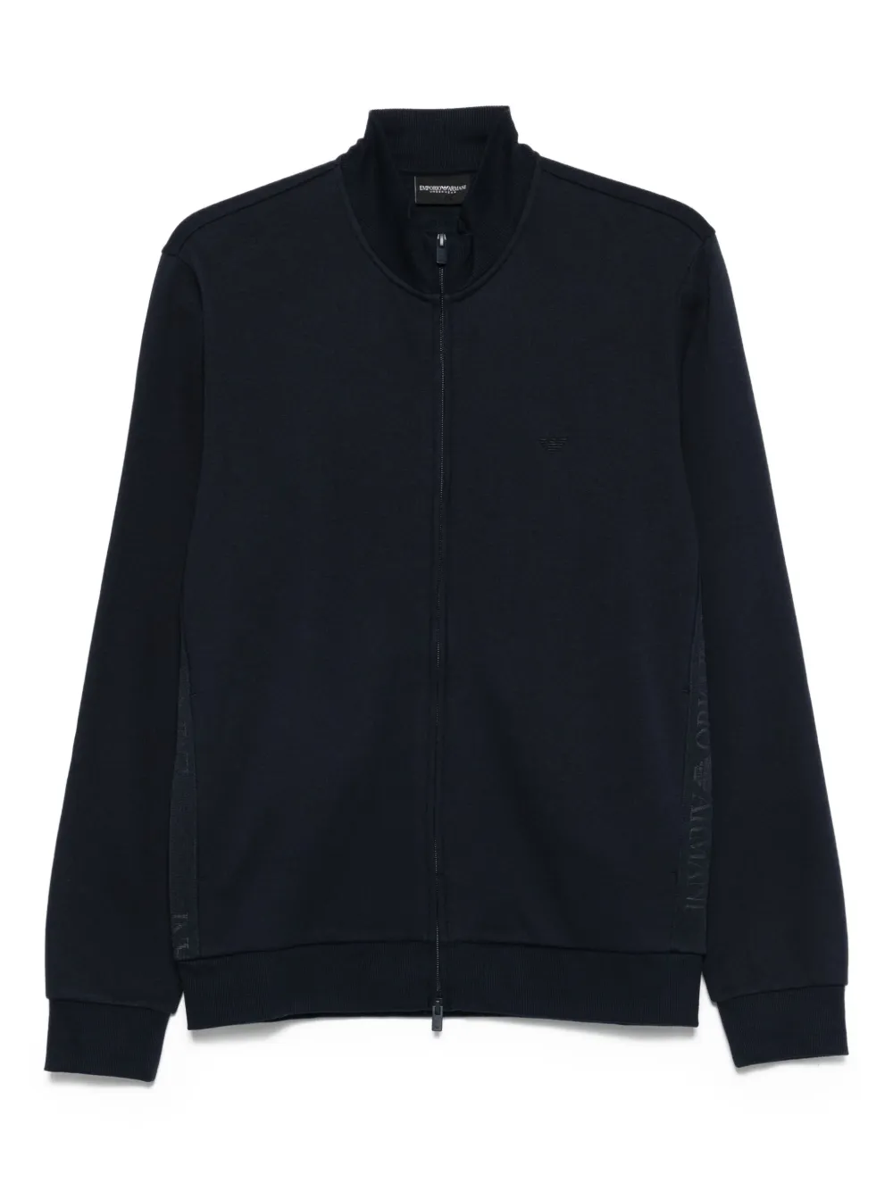 Emporio Armani logo-detail elasticated-waistband track pants - Blu