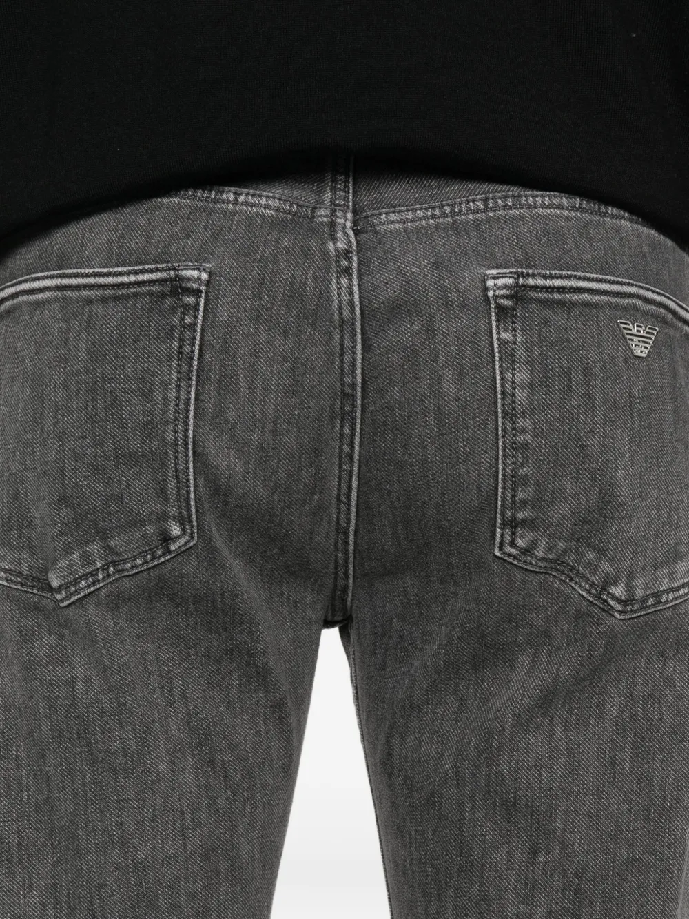 Emporio Armani Jeans met logo Grijs