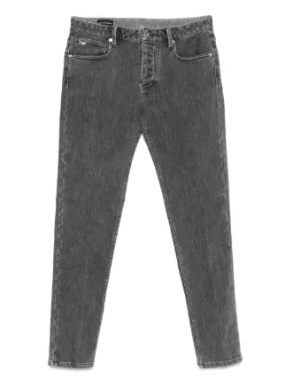 パンツ EMPORIO ARMANI eagle logo denims Emporio Armani Eagle-logo Jeans | Grey | FARFETCH ZA