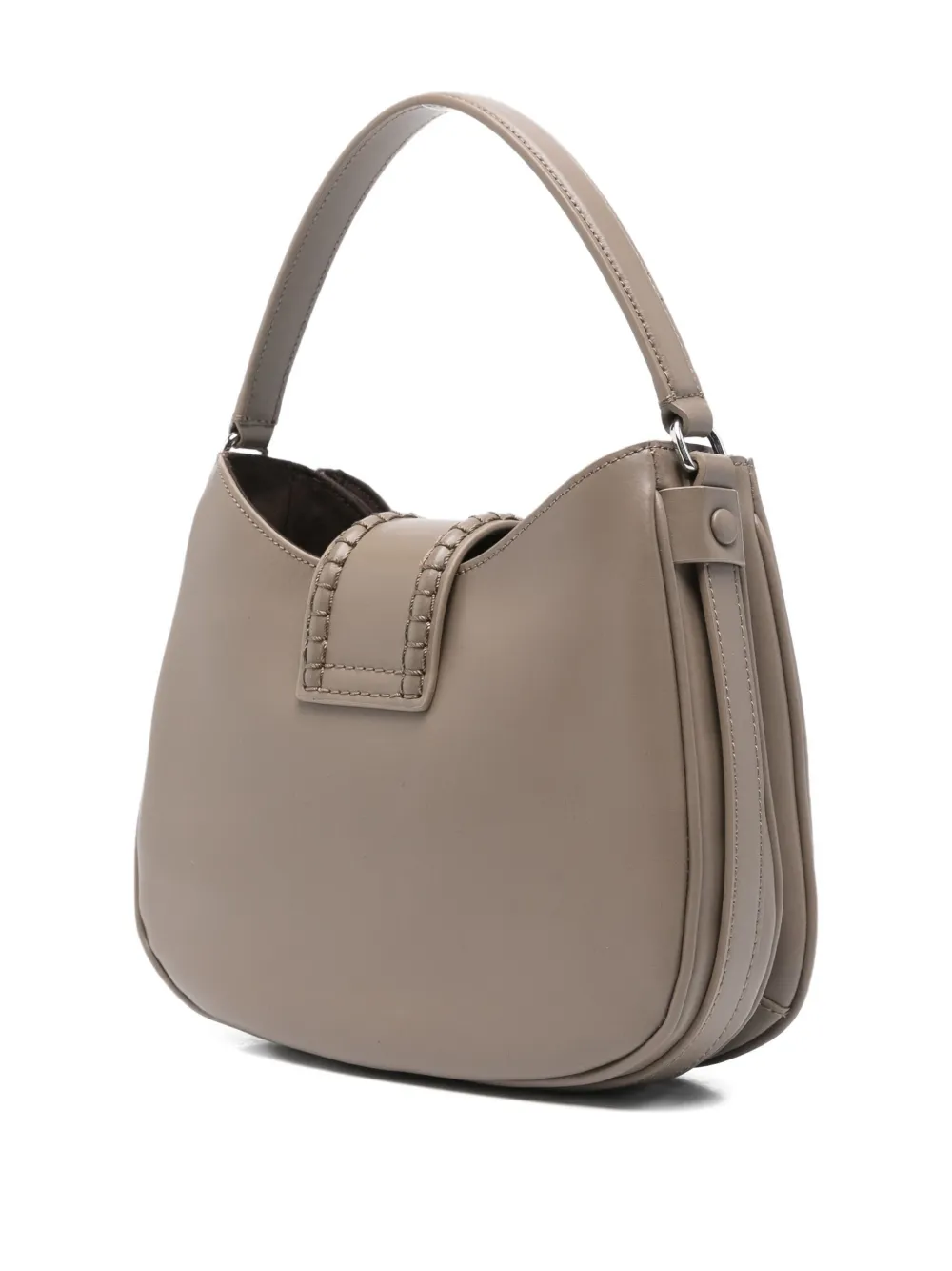 Emporio Armani braided-detail tote bag Grijs