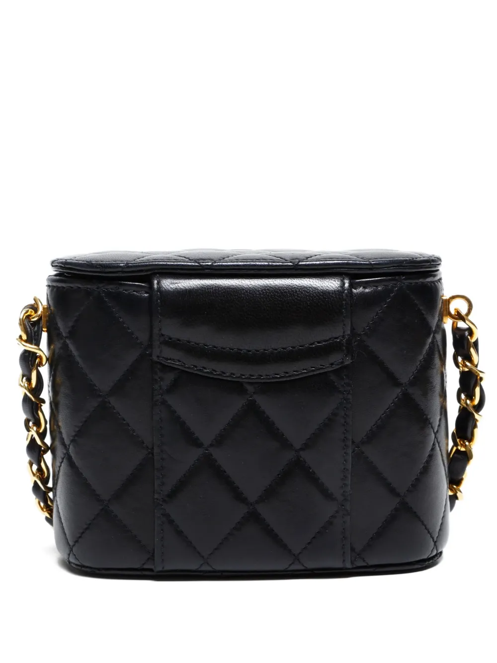 CHANEL Pre-Owned 1991-1994 Matelassé chain shoulder bag - ブラック CHANEL Pre-Owned 1991-1994 Matelassé chain shoulder bag - ブラック