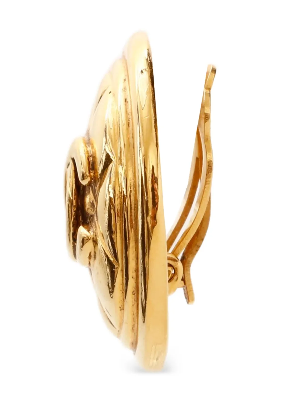 CHANEL Pre-Owned 1986-1994 CC-mark clip-on earrings | Image 2