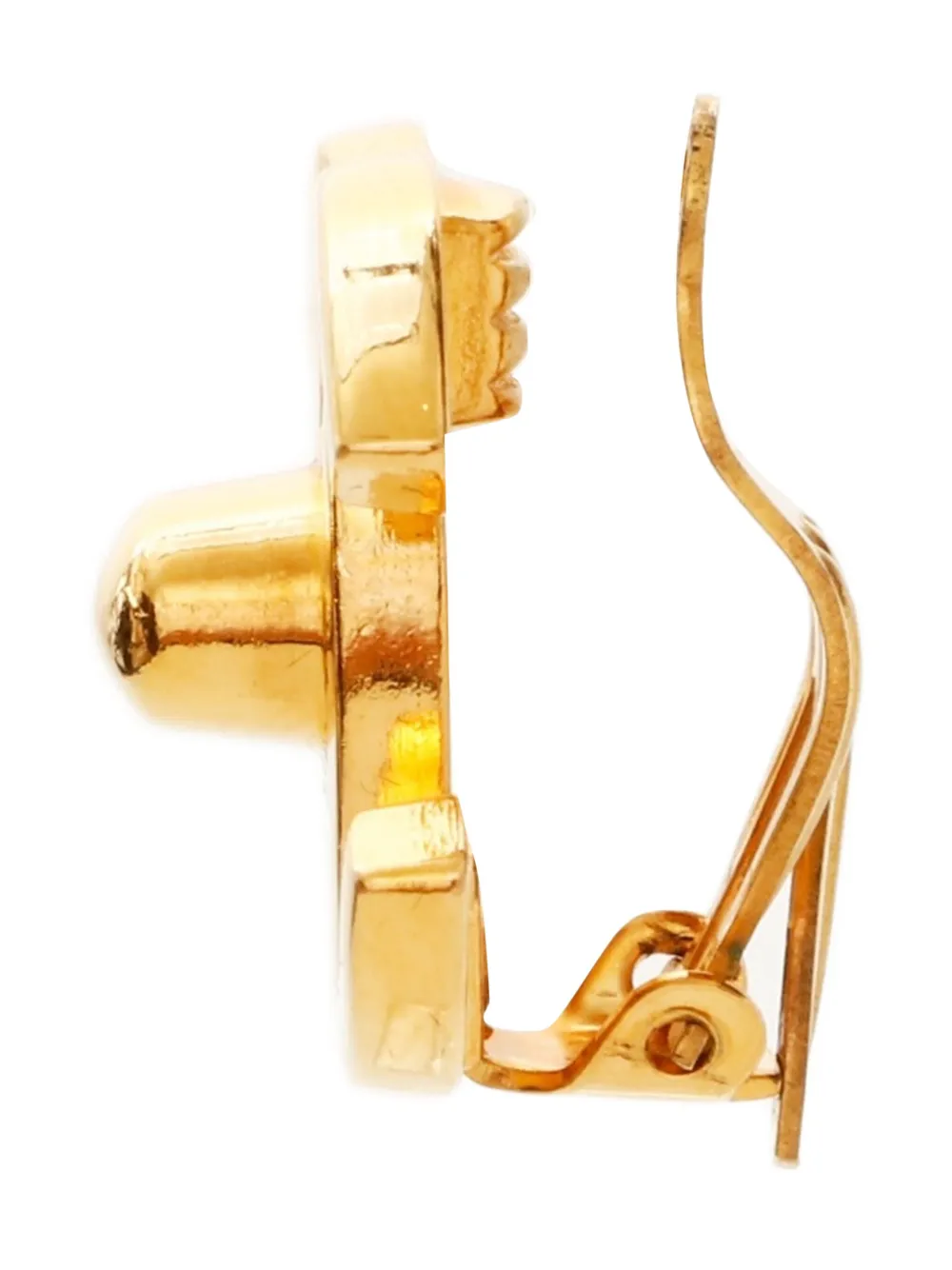 CHANEL Pre-Owned 1995 CC turn-lock clip-on earrings | Image 2