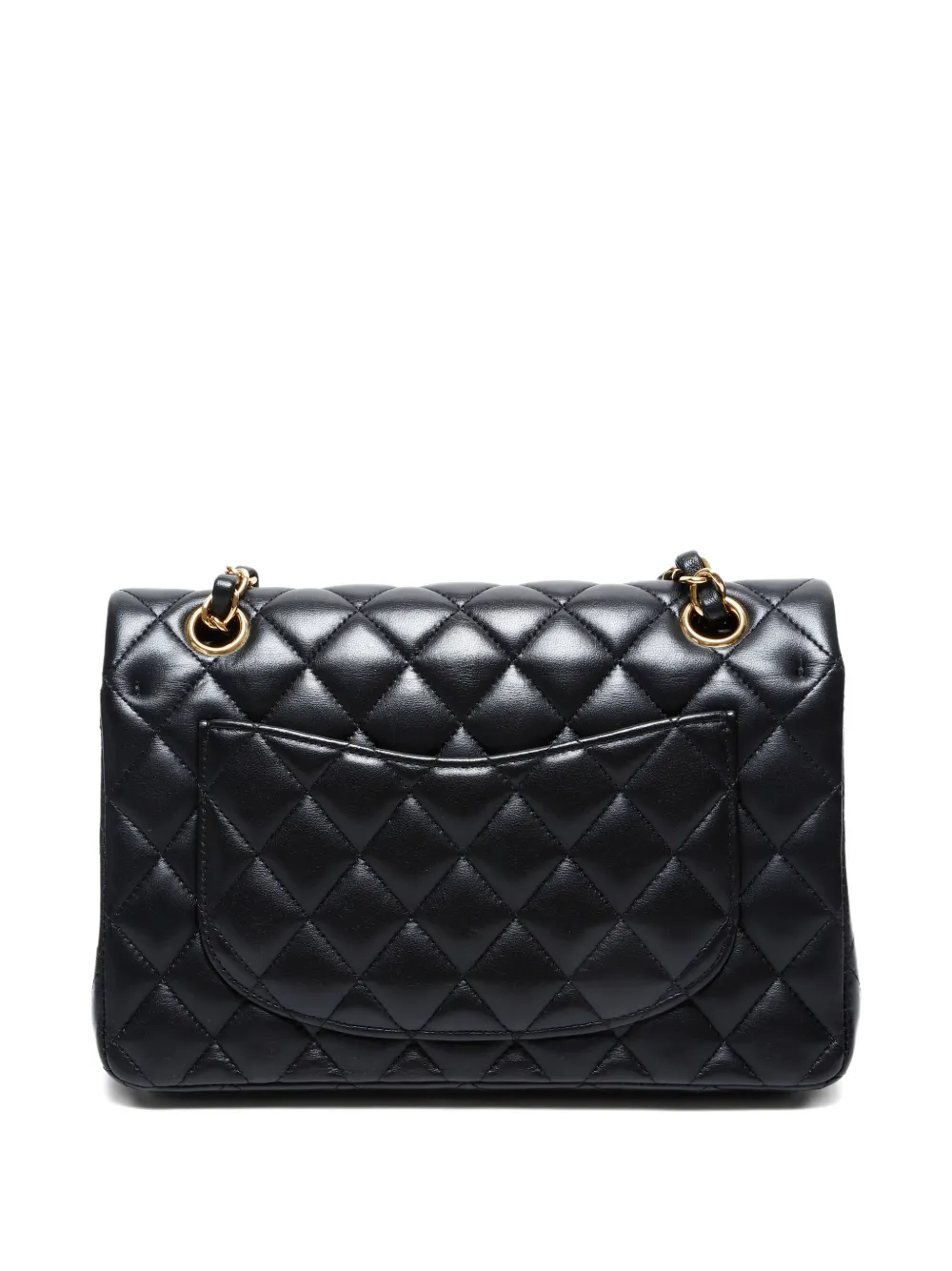 Pre-owned Chanel 2019 Double Flap Shoulder Bag In Black