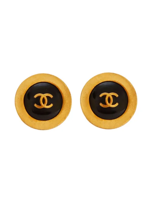 Boucles d'oreilles à fermoir clip (1994) - CHANEL Pre-Owned - Modalova