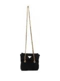 Prada Pre-Owned 2000-2020s suede chain-strap shoulder bag - Black