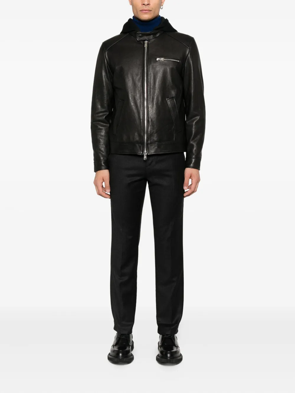 DONDUP Broek van wolblend - Grijs