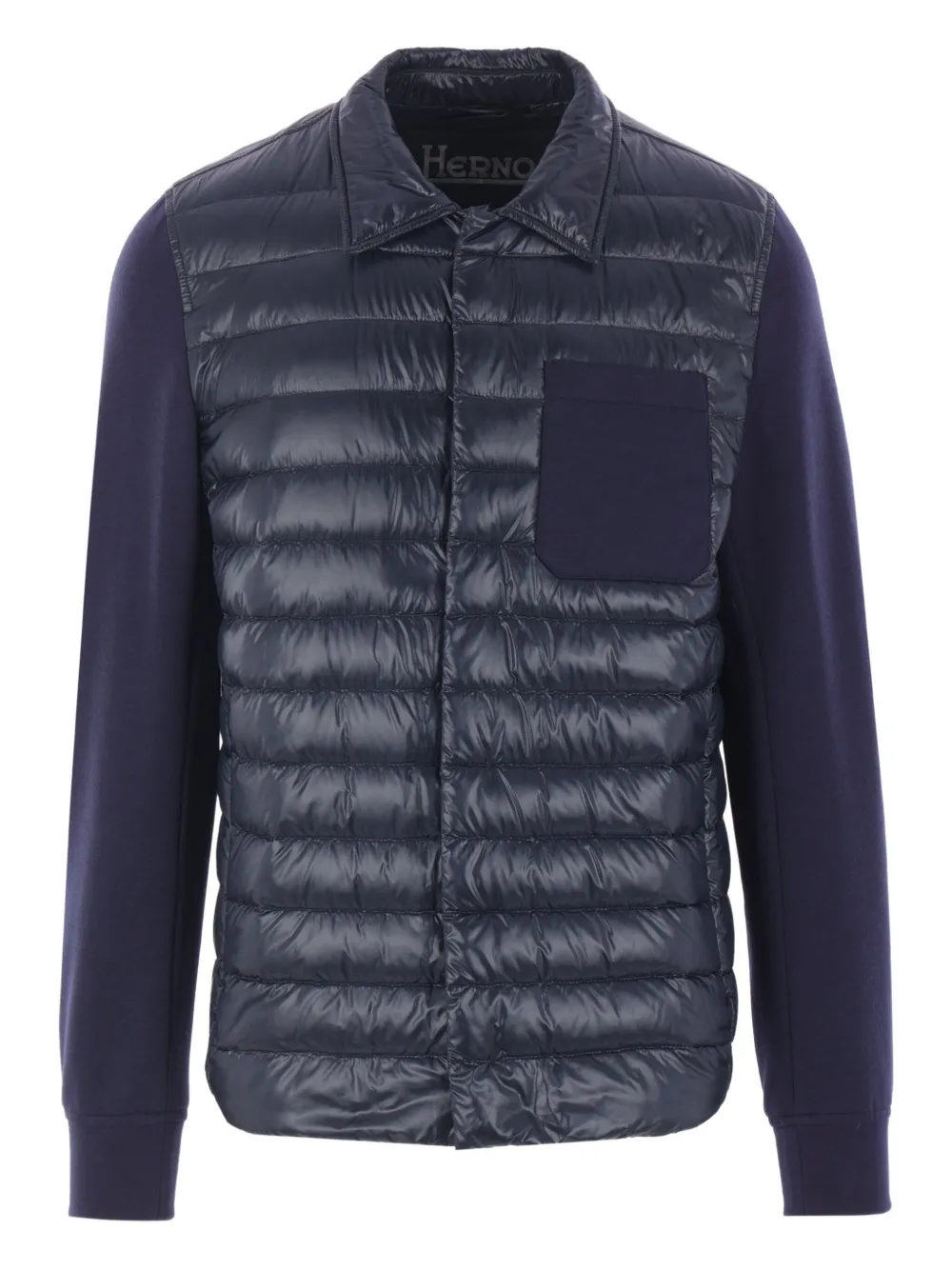 Herno Jack met vlakken Blauw