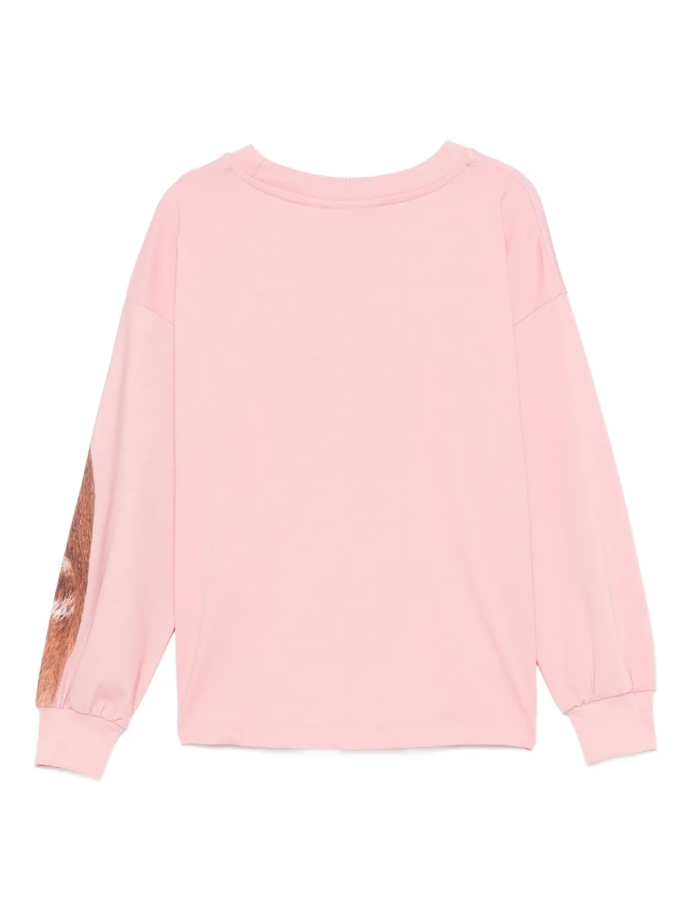 Molo Sweater met ronde hals en print aan de voorkant Roze