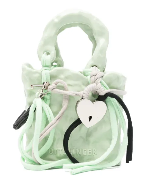 Ottolinger ceramic heart-lock tote bag