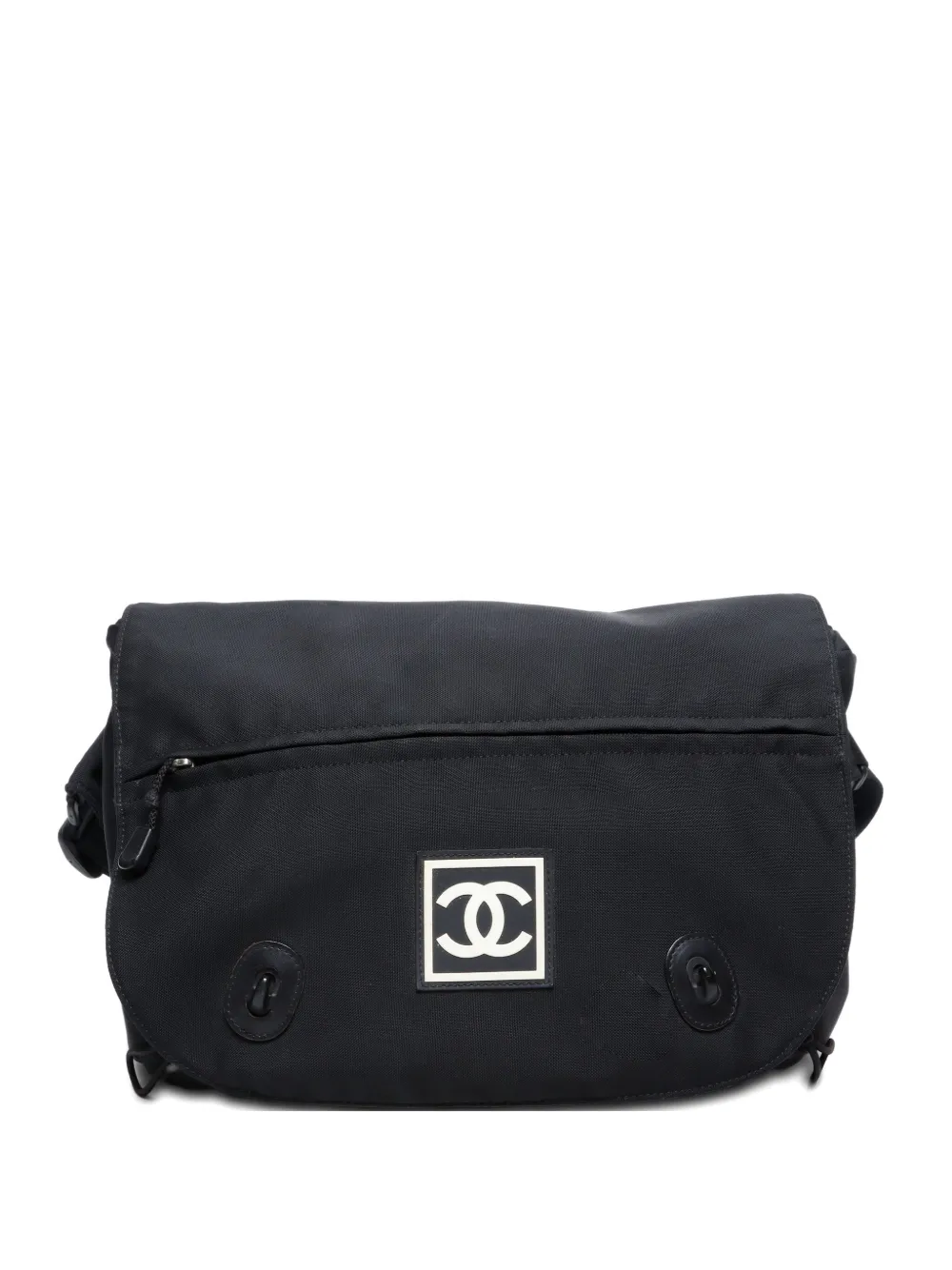 CHANEL Pre-Owned 2003-2004 Sport Line CC-mark shoulder bag - ブラック CHANEL Pre-Owned 2003-2004 Sport Line CC-mark shoulder bag - ブラック