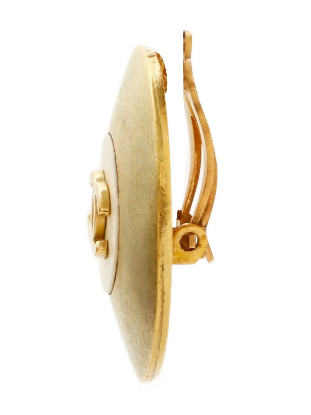 CHANEL Pre-Owned 1994 CC-mark clip-on earrings | Image 2