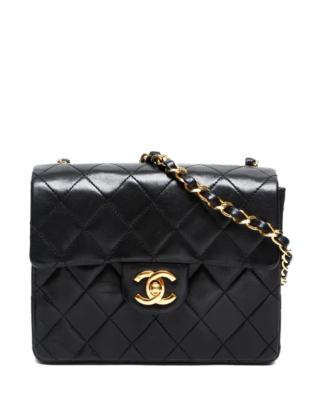 CHANEL Pre-Owned 1986-1988 Classic Flap shoulder bag - ブラック CHANEL Pre-Owned 1986-1988 Classic Flap shoulder bag - ブラック