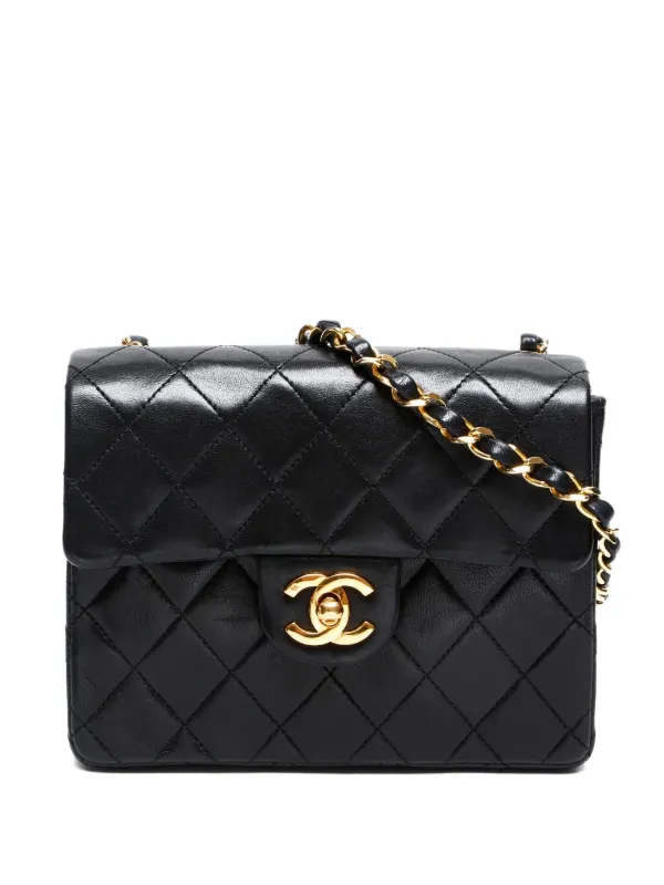 CHANEL Pre-Owned 1986-1988 Classic Flap Shoulder Bag | Black