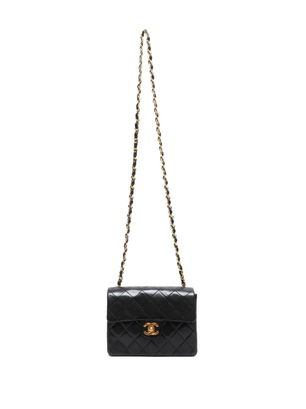 CHANEL Pre-Owned 1986-1988 Classic Flap Shoulder Bag | Black