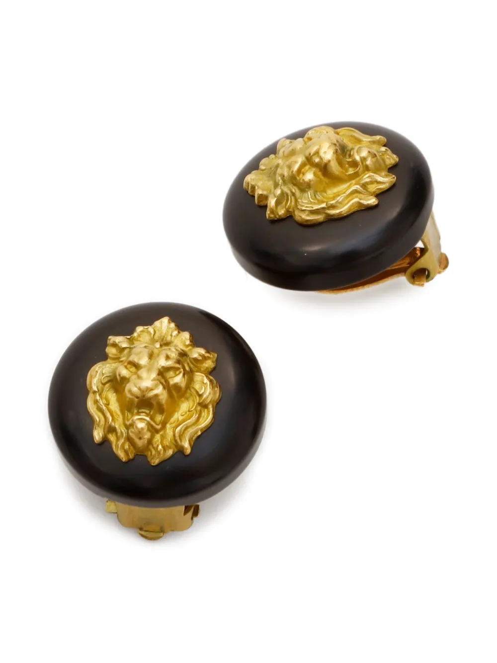 1994 Lion-Head Clip-On Earrings