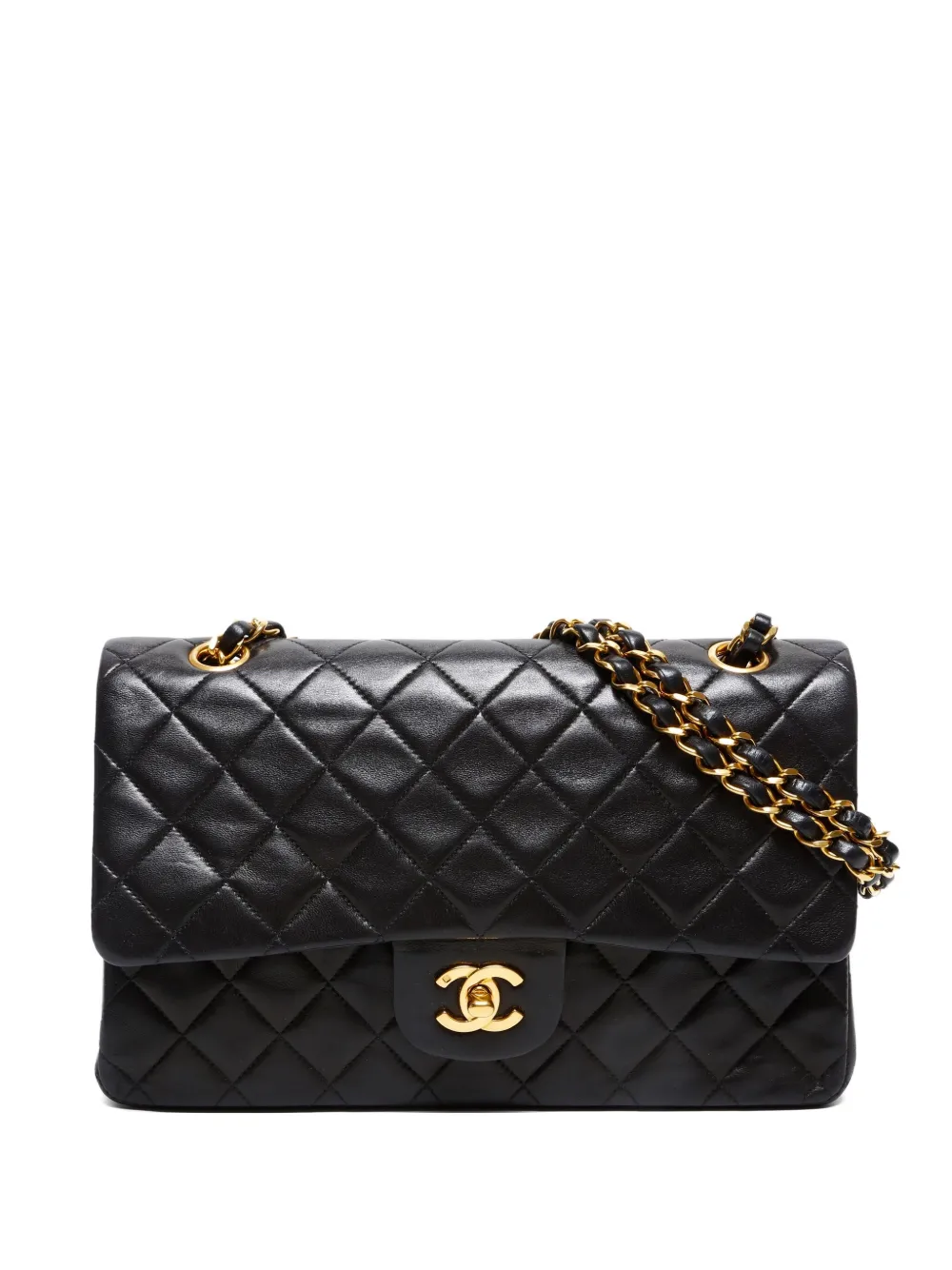 CHANEL Pre-Owned 1994-1996 medium Double Classic Flap shoulder bag | Black | Image 1