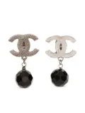 CHANEL Pre-Owned 2013 CC-mark Swing clip-on earrings - Silver