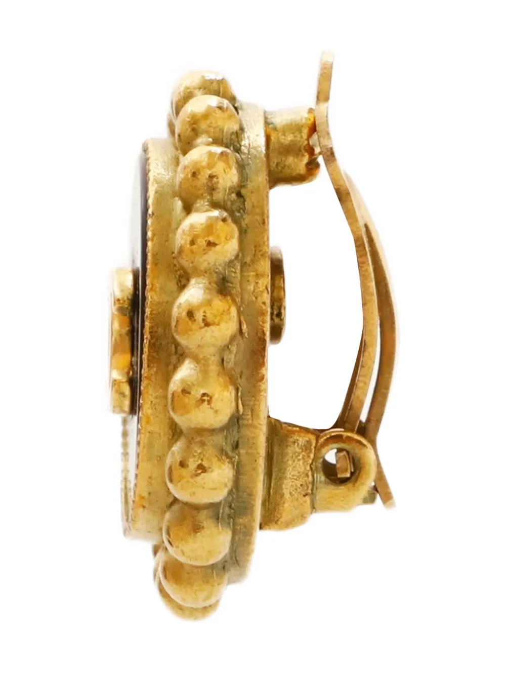 CHANEL Pre-Owned 1994 CC-Mark clip-on earrings | Image 2