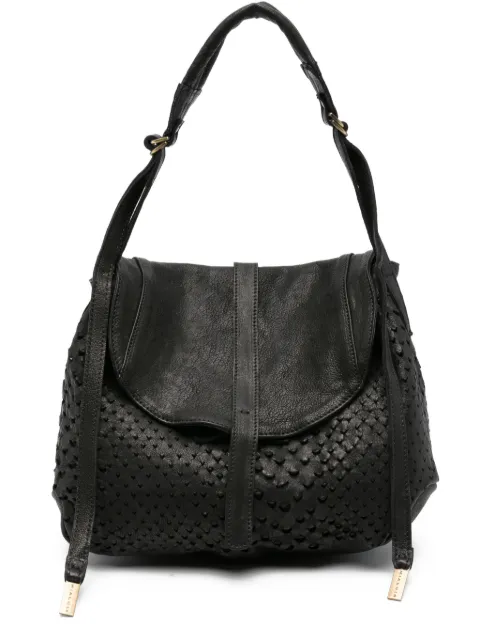 Mialuis perforated flap shoulder bag
