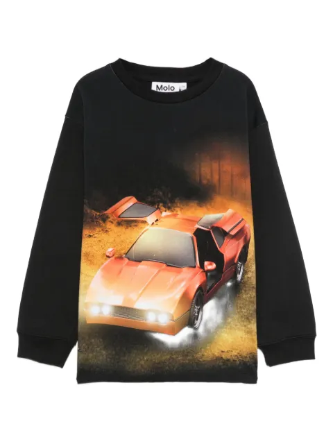 Molo sports-car print sweatshirt