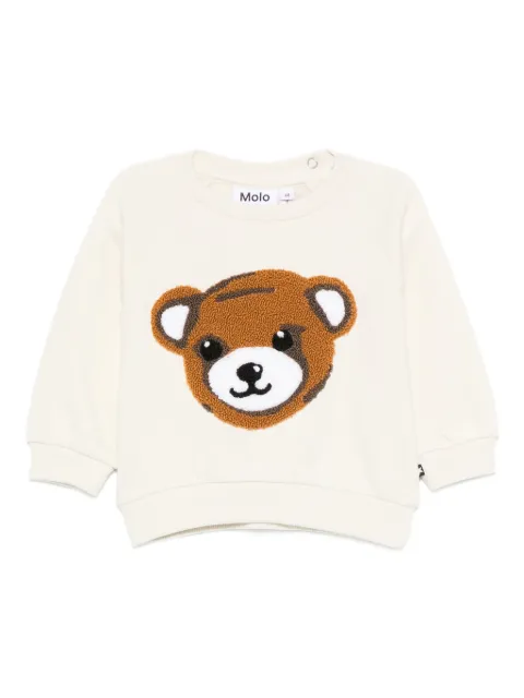 Molo teddy-embroidered sweatshirt