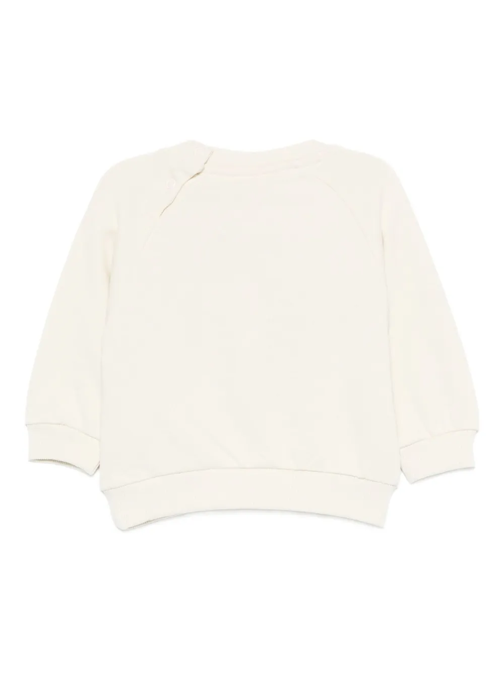 Molo Sweater met geborduurde teddybeer Beige