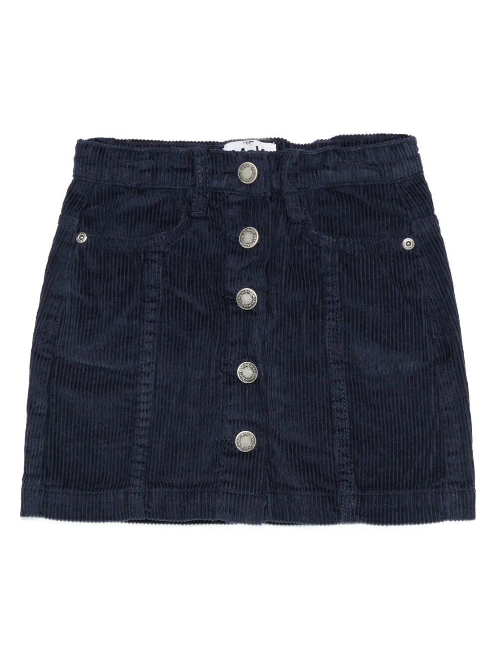 Molo Ribfluwelen rok met knopen Blauw